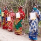 আন্তর্জাতিক নারী নির্যাতন প্রতিরোধ পক্ষ উপলক্ষে কালিয়ায় মানববন্ধন অনুষ্ঠিত