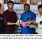 মোংলায় নাসা অ্যাপস চ্যালেঞ্জ বিশ্ব চ্যাম্পিয়ন দলনেতা সুমিত’র সংবর্ধনা