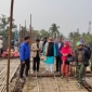 পাইকগাছায় উপজেলা কমপ্লেক্স সম্প্রসারিত প্রশাসনিক ভবন নির্মাণ কাজ তদারকি