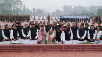 মুক্তিযুদ্ধে শহীদদের প্রতি রাষ্ট্রপতি ও প্রধানমন্ত্রীর শ্রদ্ধা নিবেদন