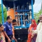 পাইকগাছায় মোবাইল ওয়াটার ট্রিটমেন্ট প্ল্যান্টের মাধ্যমে পানি বিতরণ অব্যাহত