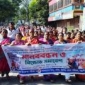 ঢাকার বংশালে হরিজন পল্লীর বাসিন্দাদের ওপর হামলার প্রতিবাদে মানববন্ধন ও বিক্ষোভ সমাবেশ