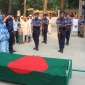 পাইকগাছায় বীর মুক্তিযোদ্ধা ওয়াজেদ আলীর কফিনে রাষ্ট্রীয় সম্মান প্রদর্শন