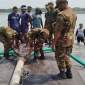 আশাশুনিতে বাঁধ ভেঙে বিস্তীর্ণ এলাকা প্লাবিত, মেরামতে সেনাবাহিনী