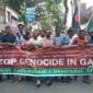 ফিলিস্তিনে গণহত্যার  প্রতিবাদে  মাগুরায় বিক্ষোভ মিছিল