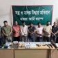 মাগুরায় যৌথ বাহিনীর অভিযানে অস্ত্র ও মাদকসহ ৯ জন আটক