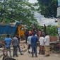 মাগুরা শত্রুজিৎপুর বাজারে ড্রাম ট্রাকের ধাক্কা; ৪টি দোকান ক্ষতিগ্রস্ত