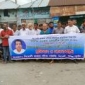 নড়াইলের পিরোলী বণিক সমিতির সভাপতির বিরুদ্ধে অপপ্রচারের প্রতিবাদে মানববন্ধন