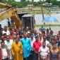 পাইকগাছায় তিন স্লুইচ গেট খালের পলিমাটি খনন শুরু