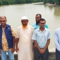 পাইকগাছায় চার ইউনিয়নের জলাবদ্ধতা নিরসনে প্রশাসনের মিনহাজ নদী পরিদর্শন