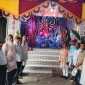 পাইকগাছা উপজেলা পূজা উদযাপন পরিষদের নেতৃবৃন্দে বিভিন্ন মন্দির পরিদর্শন