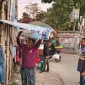 পাইকগাছায় রাজনৈতিক ব্যানার-ফেস্টুন অপসারণ