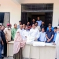 শ্রীপুরে অগ্নিকাণ্ডে ক্ষতিগ্রস্তদের মাঝে ঢেউটিন, চেক ও শুকনো খাবার বিতরণ