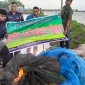 পাইকগাছায় কপোতাক্ষ নদ থেকে অবৈধ নেট জাল এবং চায়না দুয়ারী জাল জব্দ