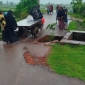 পাইকগাছায় স্লুইস গেটে ভয়াবহ ধস